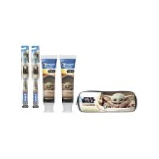 Set Igiena Dentara, Crest, Oral-B, Star Wars, Mandalorian, 2x Periute, 2x Paste 119gr, 1x Borseta, Aroma Capsuni