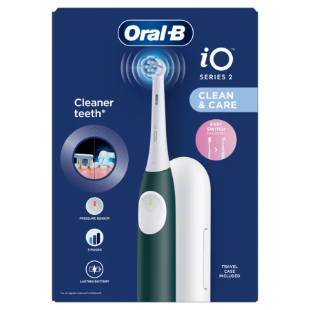 Periuta de dinti electrica iO2 Verde, 1 bucata, Oral-B