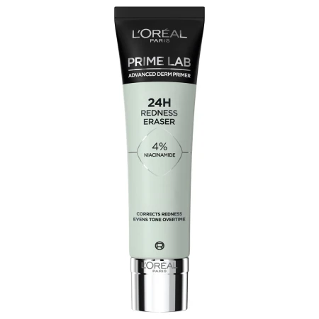 Baza de machiaj anti-roseata Prime Lab 24H, 30ml, L'Oreal Paris