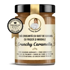 Crema cu gust de caramel si migdale Crunchy Caramella Secretele Ramonei, 350g, Laboratoarele Remedia