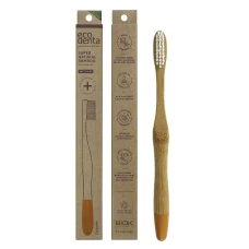 Periuta de dinti din bambus cu par Medium, 1 bucata, Ecodenta