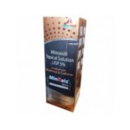 Solutie, MinRaiz, Minoxidil 5%, impotriva Caderii Parului, cu Redensyl si Cafeina, Pipeta si Pulverizator Incluse, 60ml