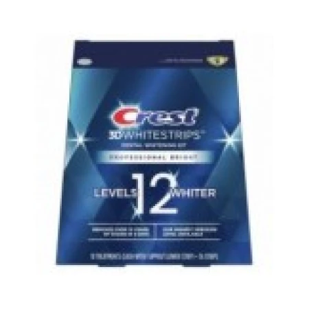 Set 18x Benzi Albirea Dintilor, Crest, 3D White, Professional Bright, 14% Concentratie, Tratament 18 zile