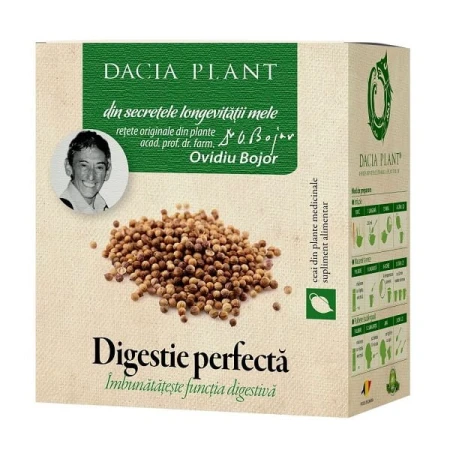 Ceai Digestie Perfecta, 50grame, Dacia Plant
