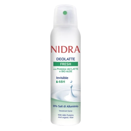 Deodorant spray cu proteine din lapte si aloe bio, 150ml, Nidra