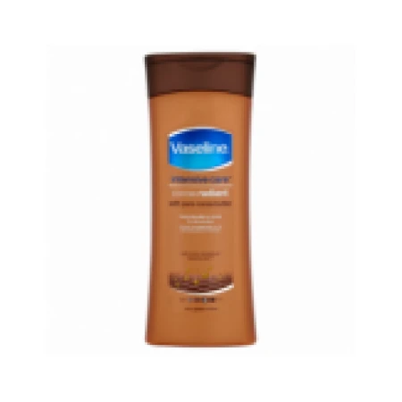 Lotiune de Corp, Vaseline, Cocoa Radiant, cu Unt de Cacao, pentru Catifelarea Pielii, Hidratare Intensa, 400ml