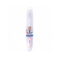 Periuta de Dinti Clasica, Zamo®, X.Brush Deep Clean, Efect Albirea Dintilor, Peri Extra-Soft, Culoare Roz