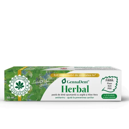 Gennadent Herbal, 80mililitri, Viva Natura
