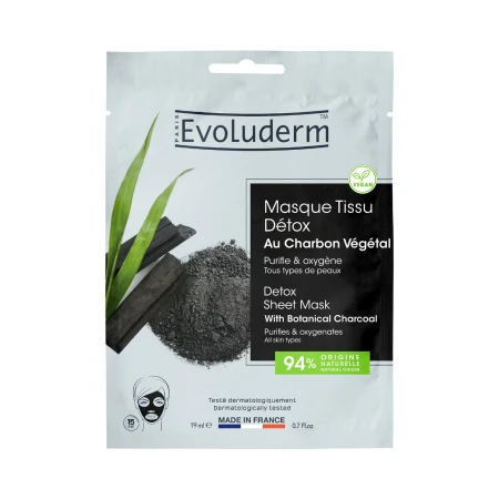 Masca detoxifianta Active Botanical Charcoal, 19ml, Evoluderm