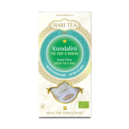 Ceai premium Hari Tea - Inner Flow - ceai verde si menta bio 10dz