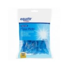 Set Ata Dentara, Equate, Duo-Line Floss Picks, Tip Scobitoare, Curatare Rapida, Cerata, Fibra Rezistenta, 150 buc