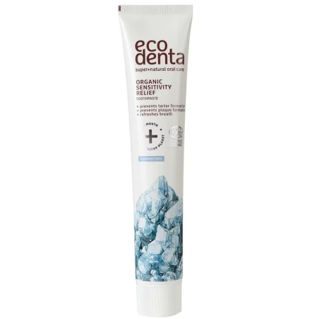 Pasta de dinti organica pentru dinti si gingii sensibile, 75ml, Ecodenta