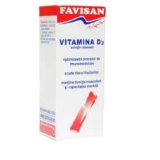 Vitamina D3 Uleioasa, 30 ml, Favisan