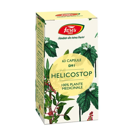 Helicostop, 63 capsule, Fares