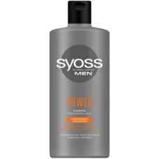 Sampon pentru barbati Power, 440ml, Syoss