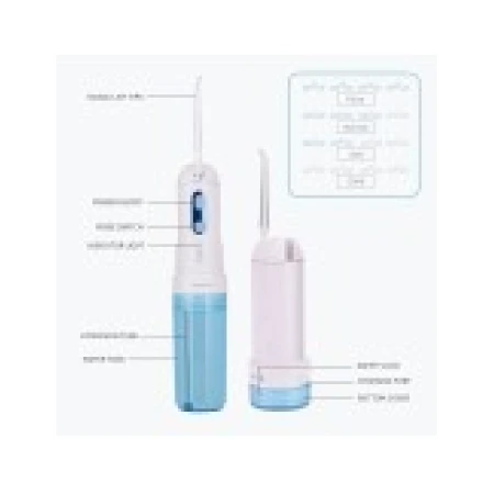 Irigator Bucal, Dental Spa, CY-1909, fara fir, 4 Varfuri Incluse, 2 Trepte, Rezevor 200ml, 1200 pulsatii/min, 70-120psi