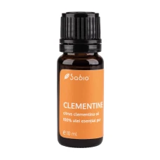 Ulei esential pur de clementina (citrus clementina oil), 10ml, Sabio