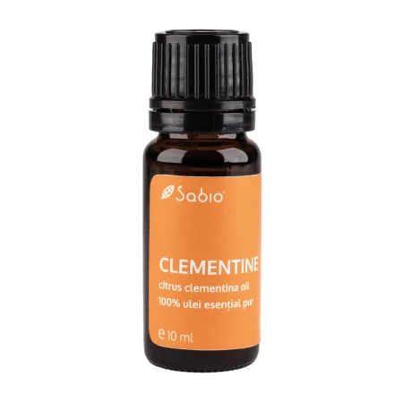 Ulei esential pur de clementina (citrus clementina oil), 10ml, Sabio