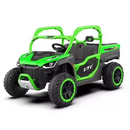 UTV electric pentru 2 copii Kinderauto Ranger 4x4 Sport 300W 24V premium, culoare verde
