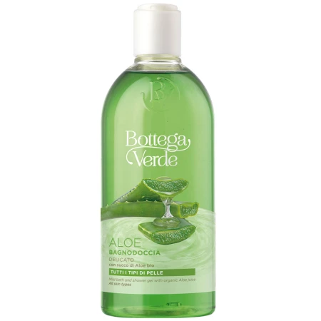 Gel de dus cu extract de suc de aloe vera Bio, 400ml, Bottega Verde