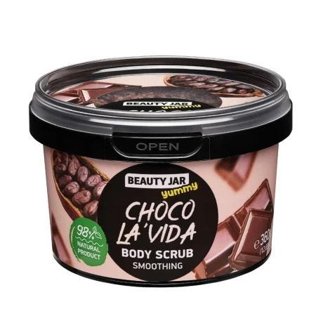 Scrub pentru corp Choco La'vida, 360g, Beauty Jar