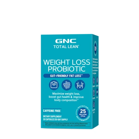 Probiotic pentru cotrolul greutatii cu 25 de miliarde de culturi vii, 30 capsule, GNC