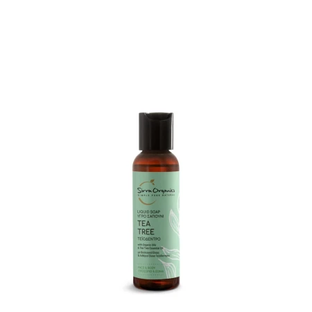 Sapun lichid Tea Tree, 60ml, Sirra Organics