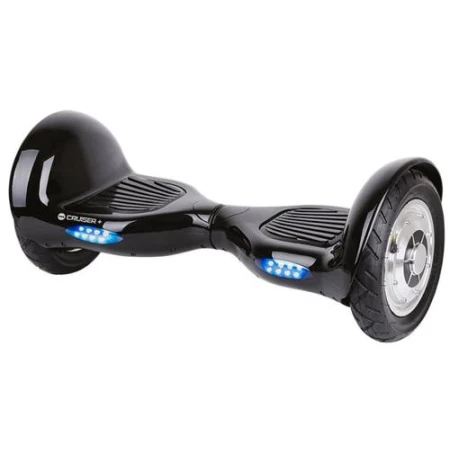 Scooter electric (hoverboard) Quer Cruiser Plus, Viteza 12 Km/h, Autonomie 15 Km, Motor 2 x 350 W (Negru)