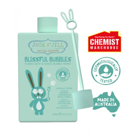 Spumant de baie pentru copii si piele sensibila Blissful Bubbles, 300ml, Jack n Jill