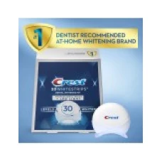 Cutie 19 x Plicuri, Benzi Albirea Dintilor, Crest, 3D White, Professional White + LED, cu lampa UV acceleratoare, 19 zile