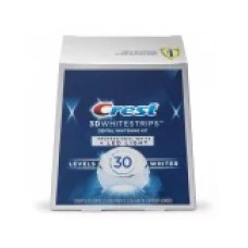 Cutie 19 x Plicuri, Benzi Albirea Dintilor, Crest, 3D White, Professional White + LED, cu lampa UV acceleratoare, 19 zile