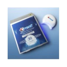Cutie 19 x Plicuri, Benzi Albirea Dintilor, Crest, 3D White, Professional White + LED, cu lampa UV acceleratoare, 19 zile