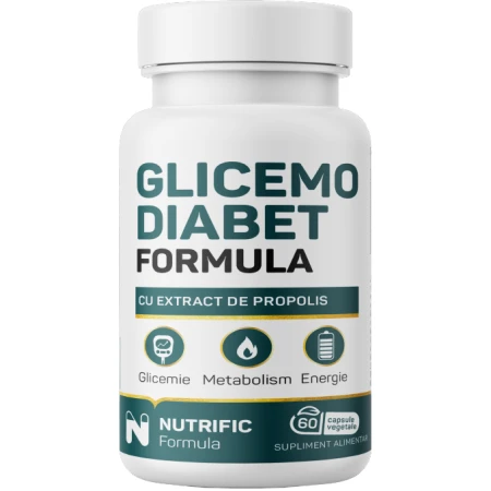 Glicemo Diabet Formula, 60 capsule, Nutrific