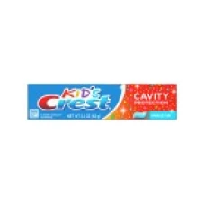 Pasta de Dinti pentru Copii, Crest, Sparkle Fun, Aroma Bubble Gum, Culoare Albastra, 5+ Ani, 62gr