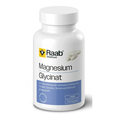 Magneziu glicinat 660mg 100 capsule 66g Raab