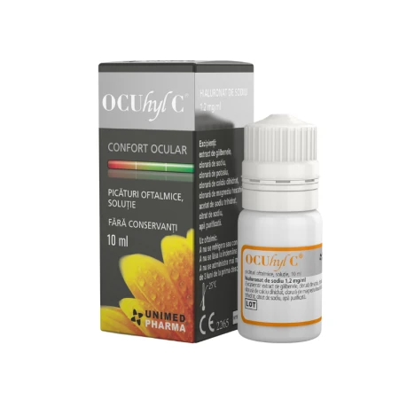 Ocuhyl C picaturi oftalmice, 10ml, Unimed Pharma