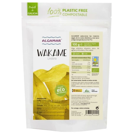 Alge wakame bio 100g Algamar