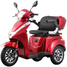 Samus Triciclu electric Samus Dallas-3R1-10T1000-60V20-Red, 10 inch, motor 1000 W, acumulator 60V 20Ah, viteza maxima 25 km/h, autonomie 40-45 km, sarcina maxima 75 kg, Rosu