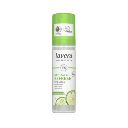 Deodorant spray Natural & Refresh cu lime si minerale naturale 75ml Lavera