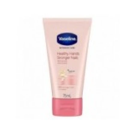 Crema de Maini, Vaseline, Healthy Hands Stronger Nails, pentru Ingrijire Unghii si Maini, 75ml
