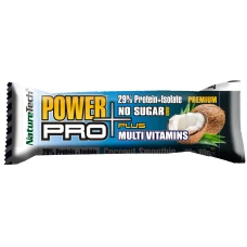 Baton energizant cu aroma de cocos Power Pro Plus, 80g, Nature Tech
