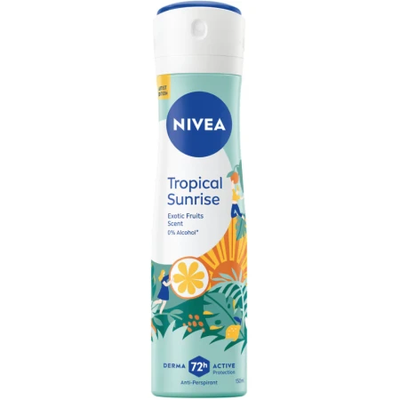 Antiperspirant spray Tropical Sunrise, 150ml, Nivea