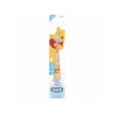Periuta de Dinti Copii, Oral-B, Baby Disney, 0-3 ani, Extra-Soft, Personaj Pooh, Culoare Roz