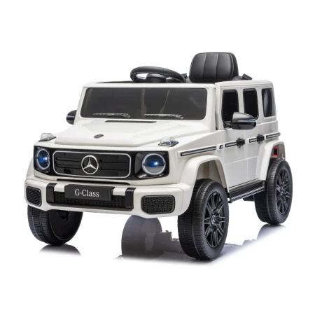 Masinuta electrica pentru copii Mercedes G580 4x4, 140W 12V 7Ah, premium, culoare alba