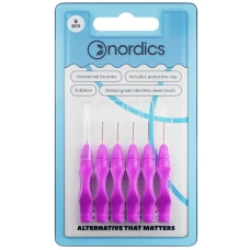 Periute interdentare cu capac protector 6buc Nordics