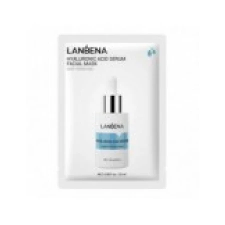Masca de Fata, Lanbena, cu Acid Hialuronic, Efect Hidratant, Anti-Cearcane si Fermitate, 25ml