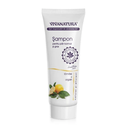 Sampon cu lamaie si argan pentru par normal si gras 250 ml- Leonard Radutz Formula - VivaNatura