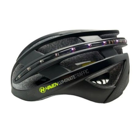Casca protectie Mtb Haven Luminate Traffic, marimea L/XL, Negru