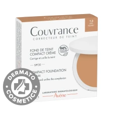 Fond de ten compact cu SPF30 nuanta 1.3 Miere Couvrance, 8.5g, Avene