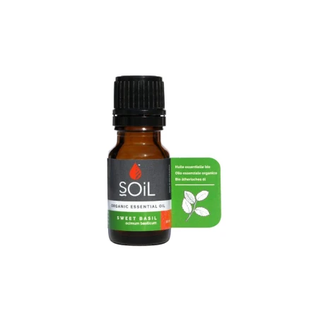 SOiL Ulei Esential Busuioc, Organic ECOCERT, 10ml